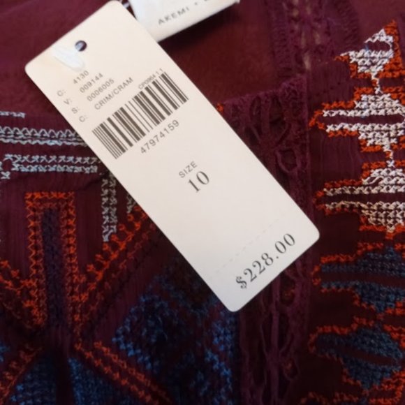 NWT Anthropologie Beaumier Shift Dress by Akemi+Kin Size 10 - Picture 5 of 10